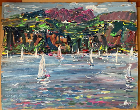 Lake Garda Regata 2022 Painting