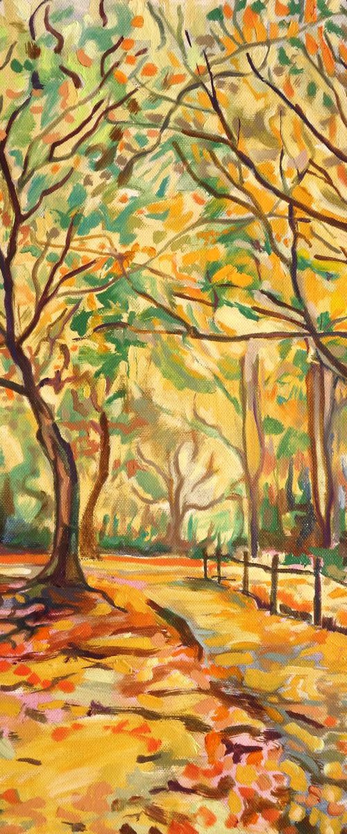 Sun Filled Trees by Guy  Pickford