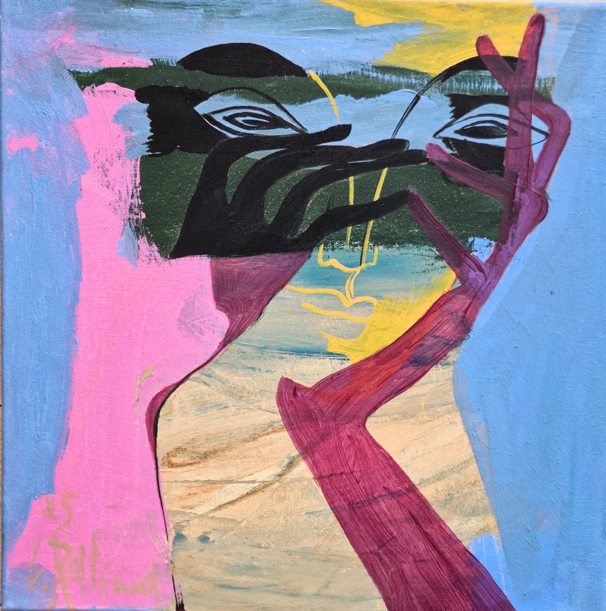 Border Of Comfort By Yelena Ralina, 16 X 16, Artwork For Sale On Artfinder