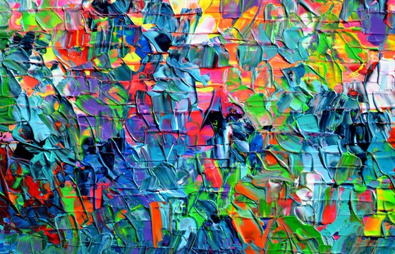 Palette 8 - Colorful Textured Abstract