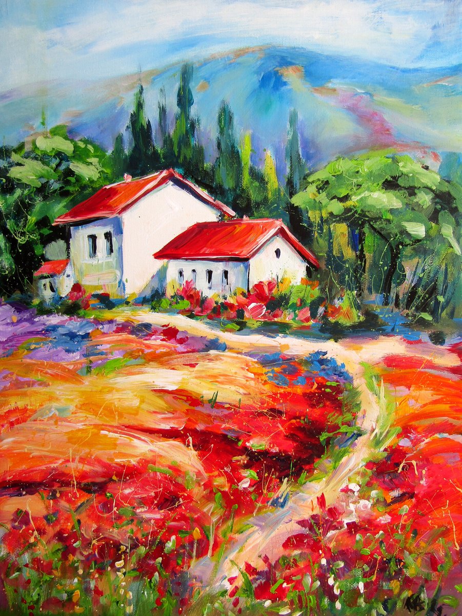 Tuscany Iv By Kovacs Anna Brigitta, 12 X 16, Artwork For Sale On Artfinder