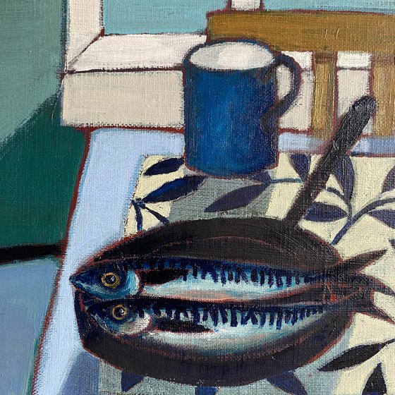 Still Life with Mackerel