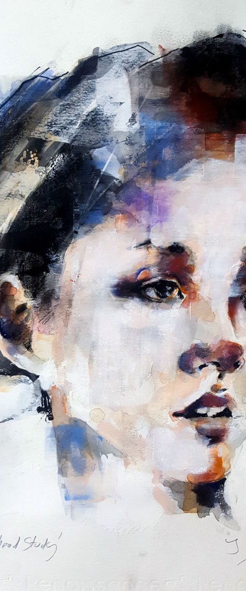 8-10-16 head study by Thomas Donaldson