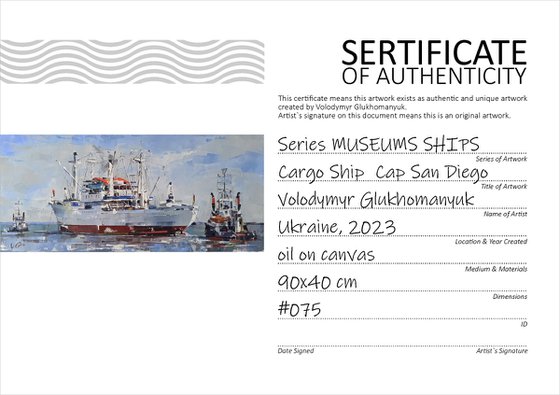 Series "Museum Ship" Cargo Ship CAP SAN DIEGO