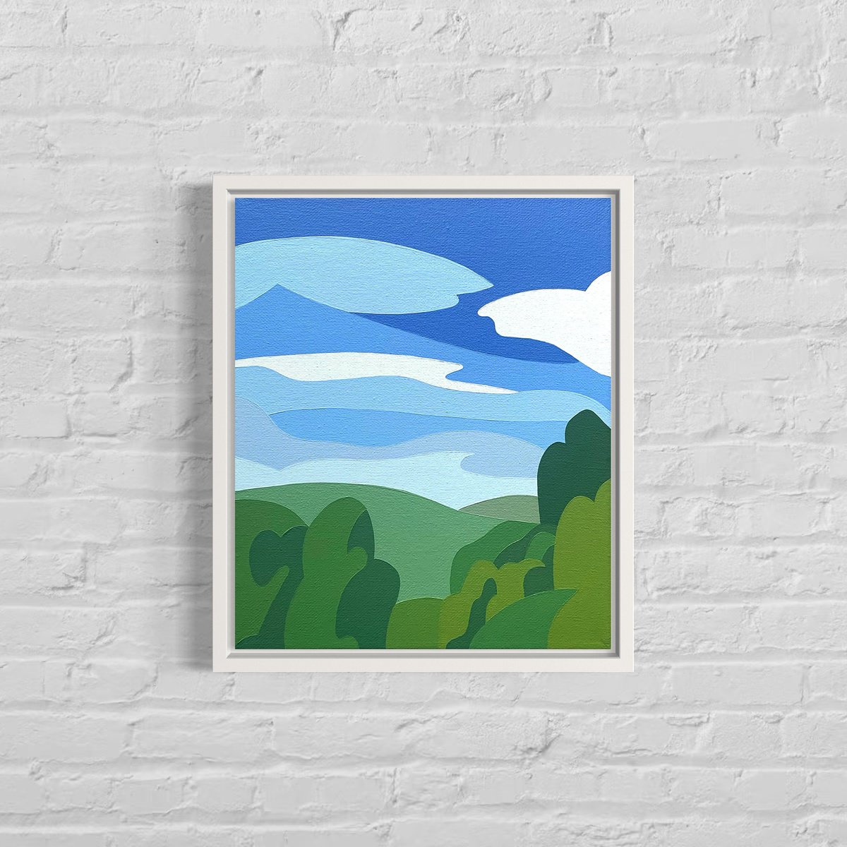 Morning View Over The Vale By Zoe Hattersley, 10 X 12, Artwork For Sale On Artfinder