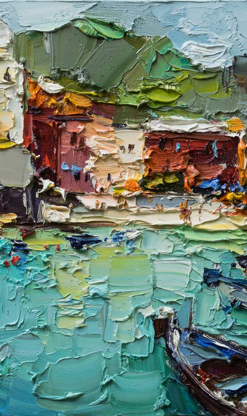 Italy - Original Oil Painting by Anastasiia Valiulina