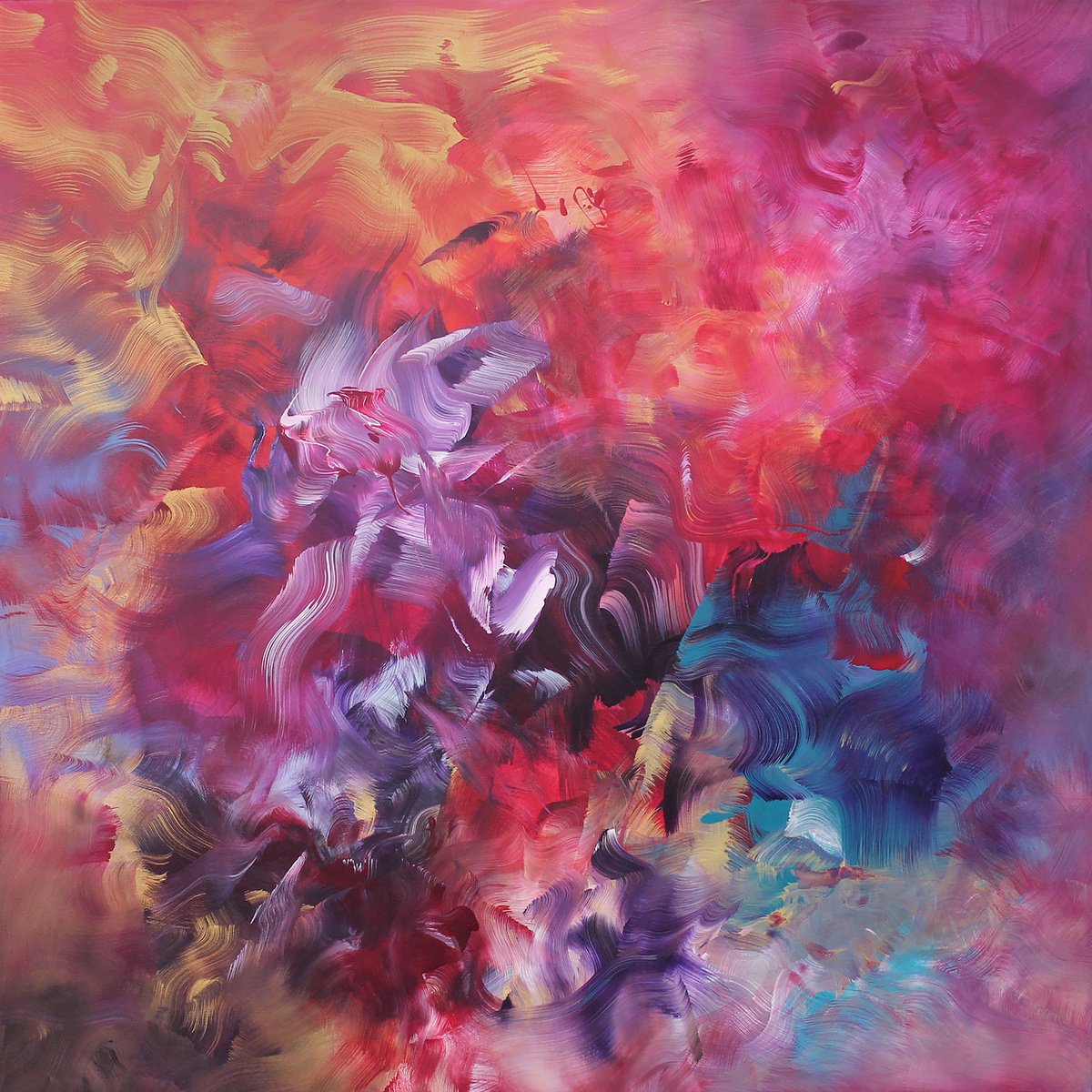 The Secret Garden By Paresh Nrshinga Frsa, 40 X 40, Artwork For Sale On Artfinder