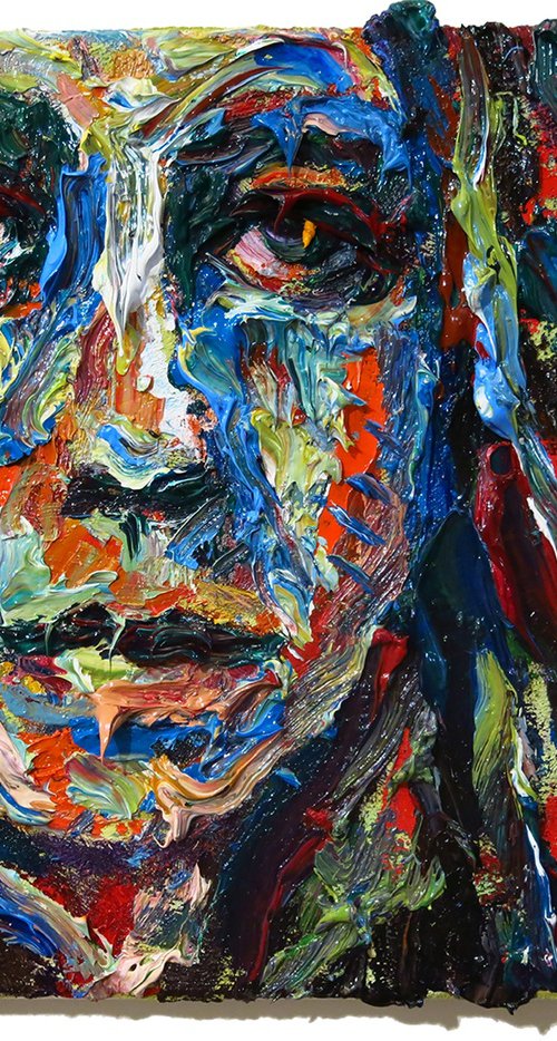 Original Oil Painting Portrait by David Padworny
