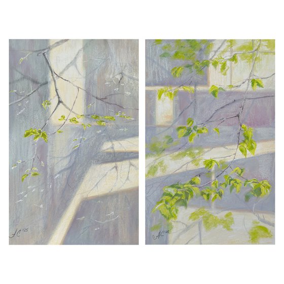 Diptych. Linden