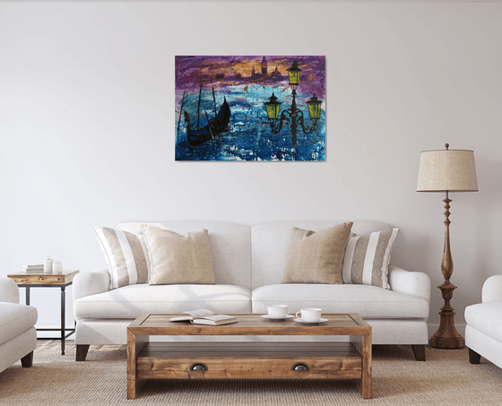 In a dream and in reality... Venice I /  ORIGINAL PAINTING