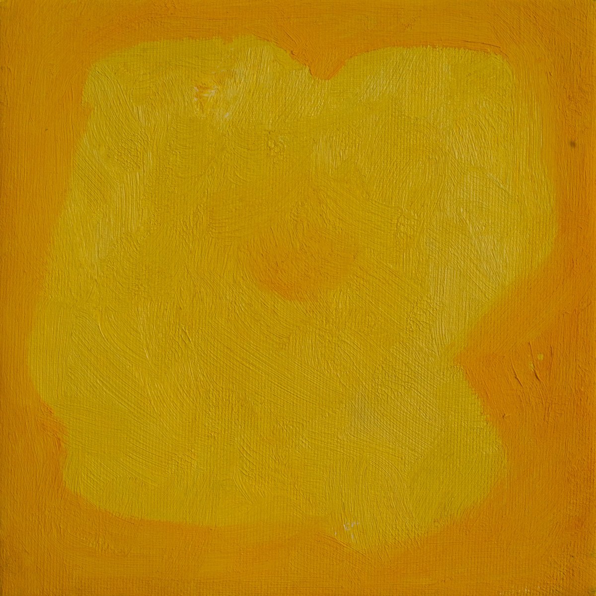 Abstract Botanical Oil Painting By Glib Franko, 9 X 9, #33, Original Artwork