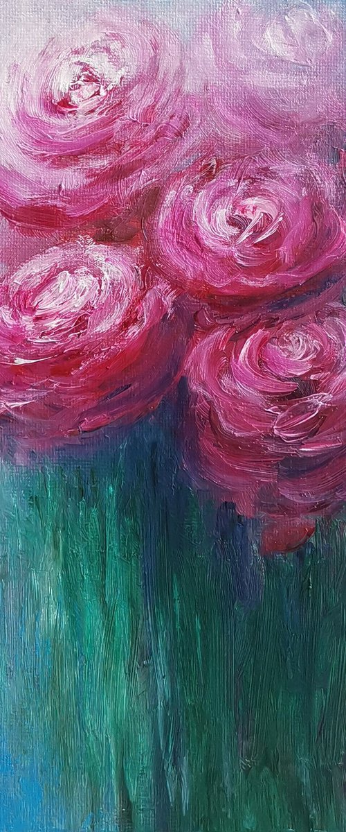 August roses by Elena Mosurak