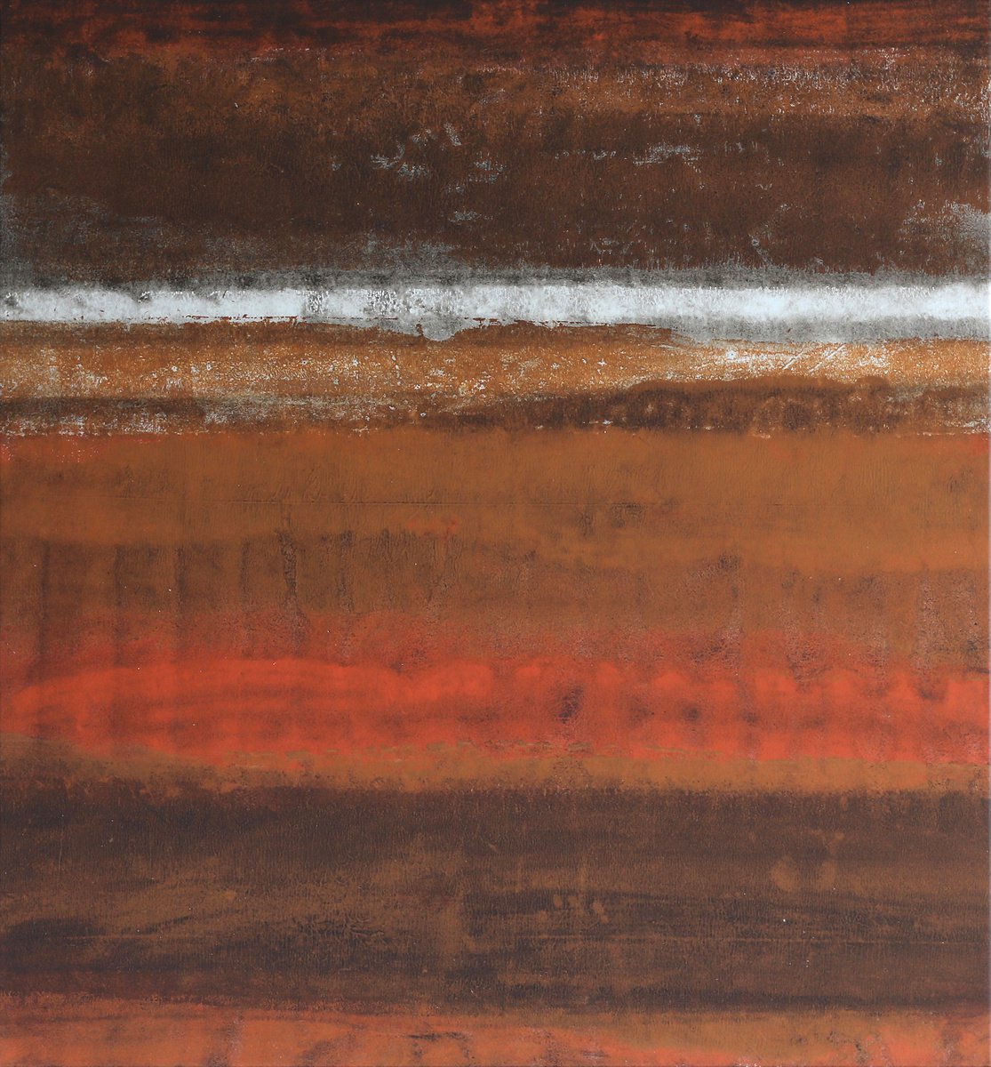 Abstract Acrylic Painting By Rokas Berziunas, 53 X 57", No. 19-15 (135 X 145 Cm), Original Artwork