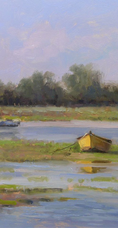 Yellow Boat by Pascal Giroud