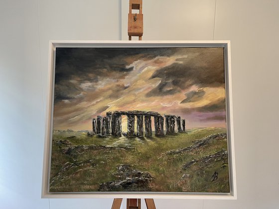 Stormy Sky over Stonehenge