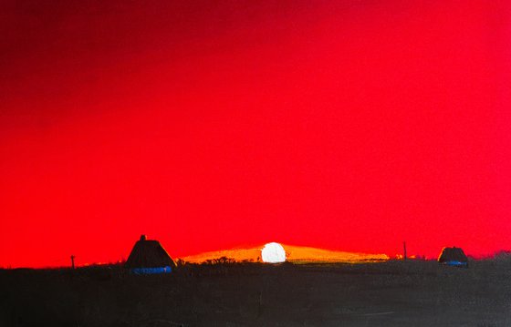 red sky