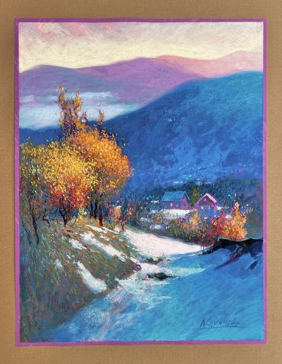 First Snow in the Carpathians