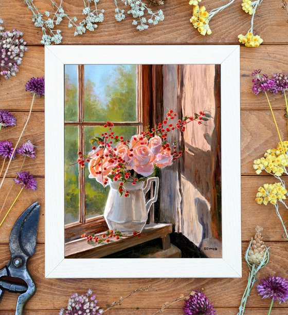 'Roses in the window'