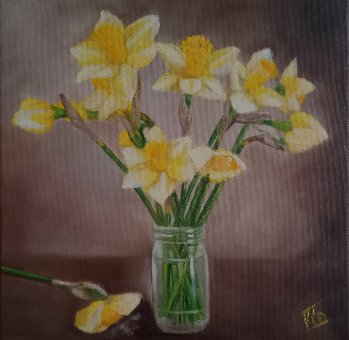 Yellow Daffodils by Ira Whittaker