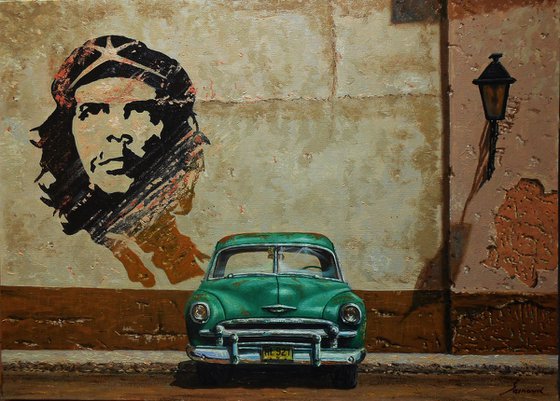 Cuba an untold fairy tale,  ORIGINAL OIL PAINTING, order the same artwork