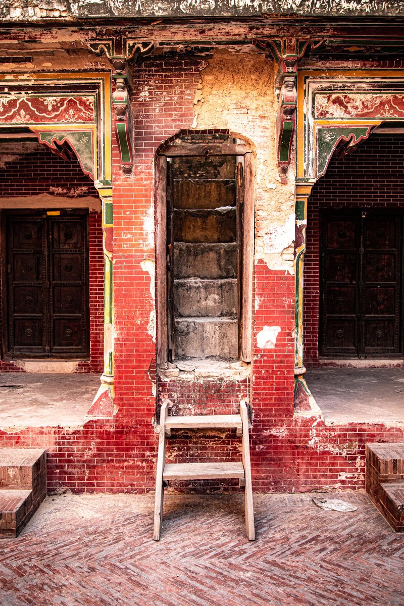 Photorealistic Cityscapes Photograph By Fatima Mian, 39 X 59, Wazir Khan Steps I, Original Artwork