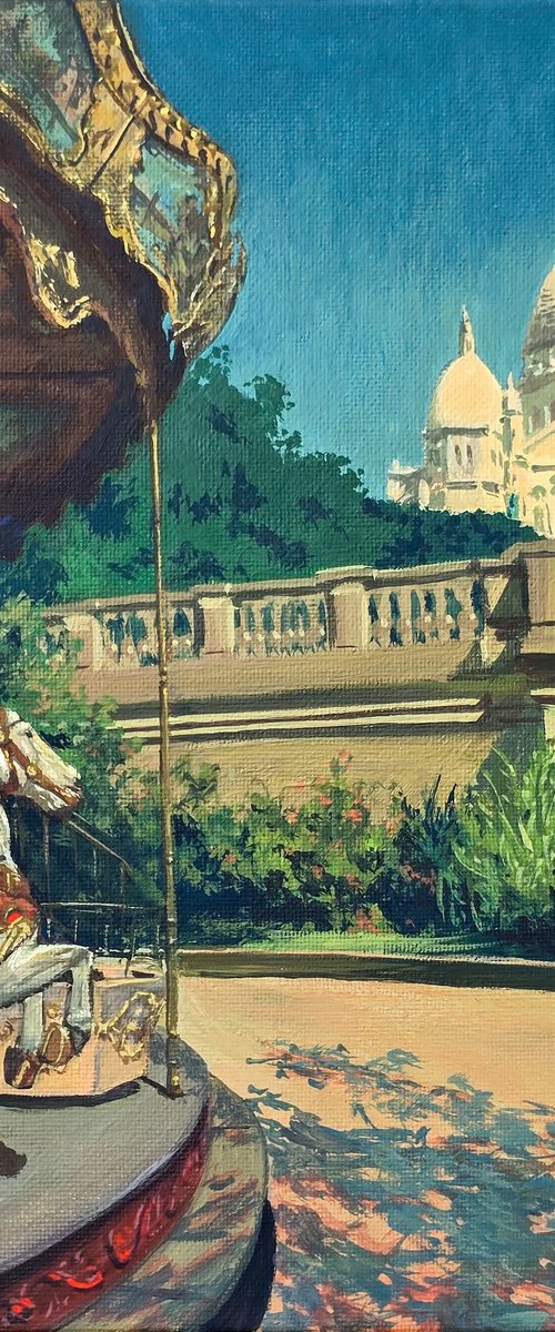 The horse who dreamed of Sacré Cœur by Diego Sinani Stepanian