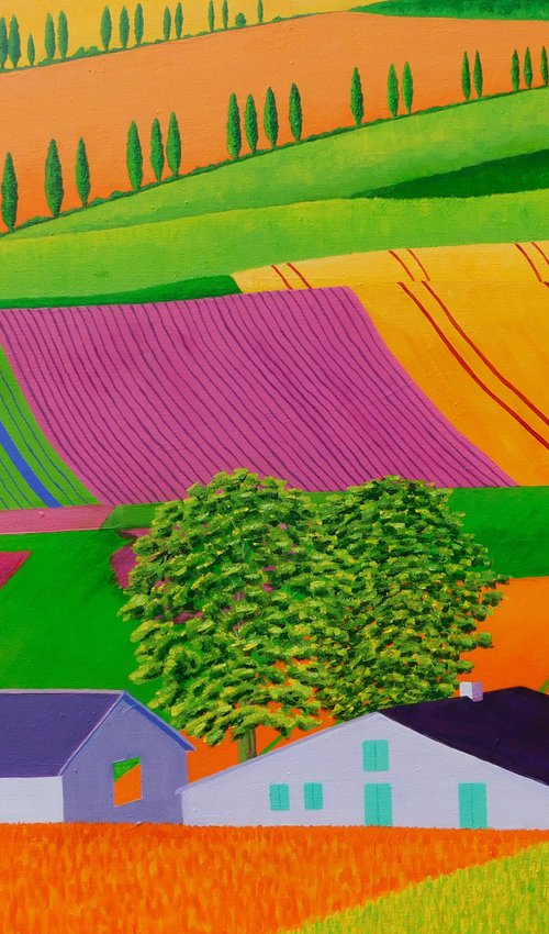 Summer, le Gers, France no.2 by Ruth Cowell