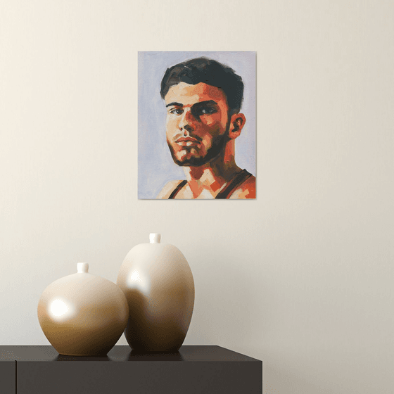 The Thoughtful Glance - Male portrait