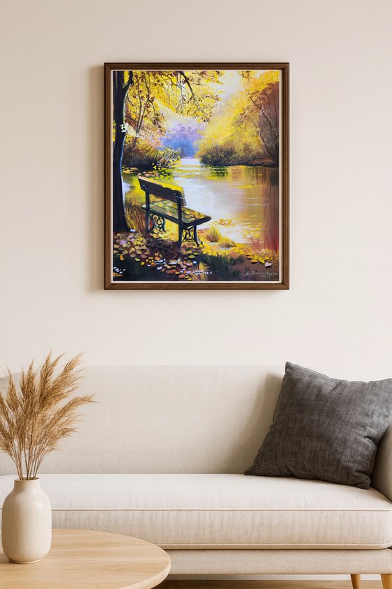 Golden October by the Lake