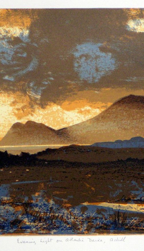 Evening light on Atlantic Drive, Achill - Ireland by Aidan Flanagan Irish Landscapes