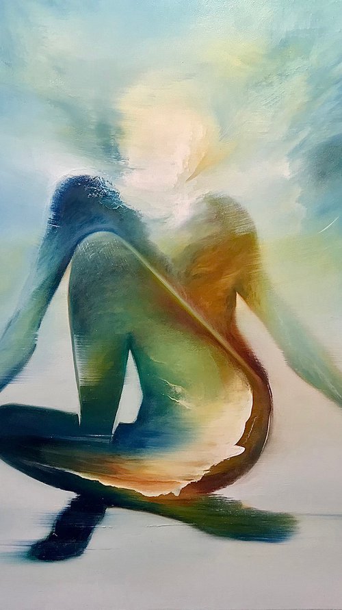 Gaia Gazing Into Eternity by Paul Kingsley Squire
