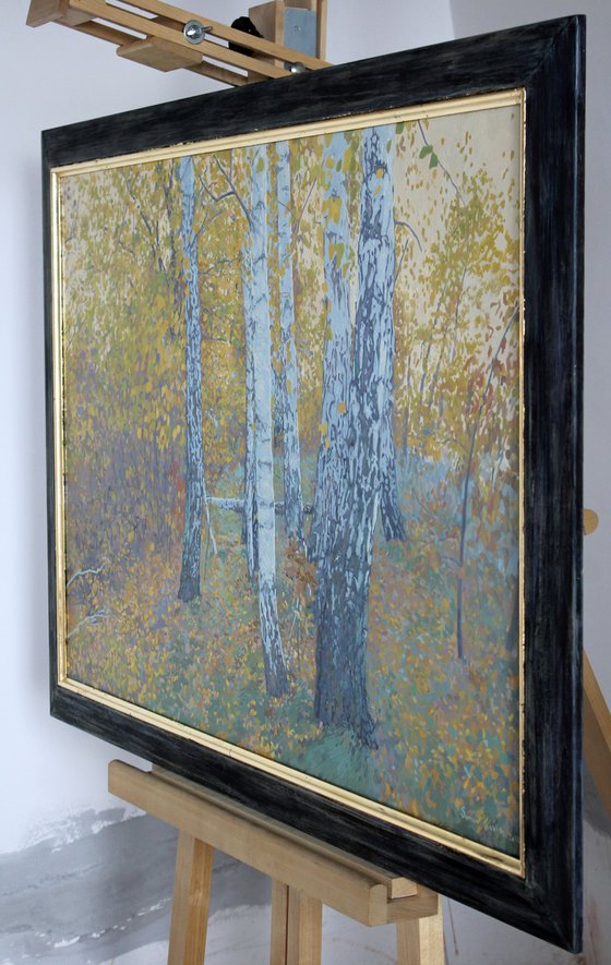 October. Birches
