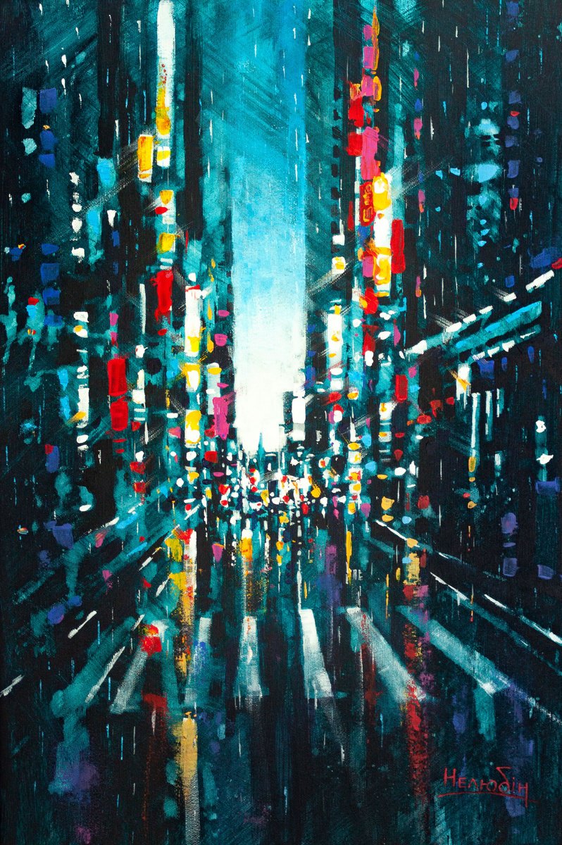 Night city by Aleksandr Neliubin