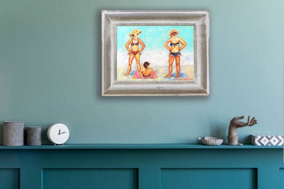 Three Women Sunbathing
