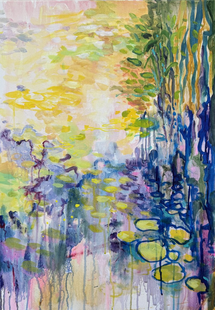 Ripples In Autumn 1 By Ayse Mcgowan, 20 X 28, Artwork For Sale On Artfinder