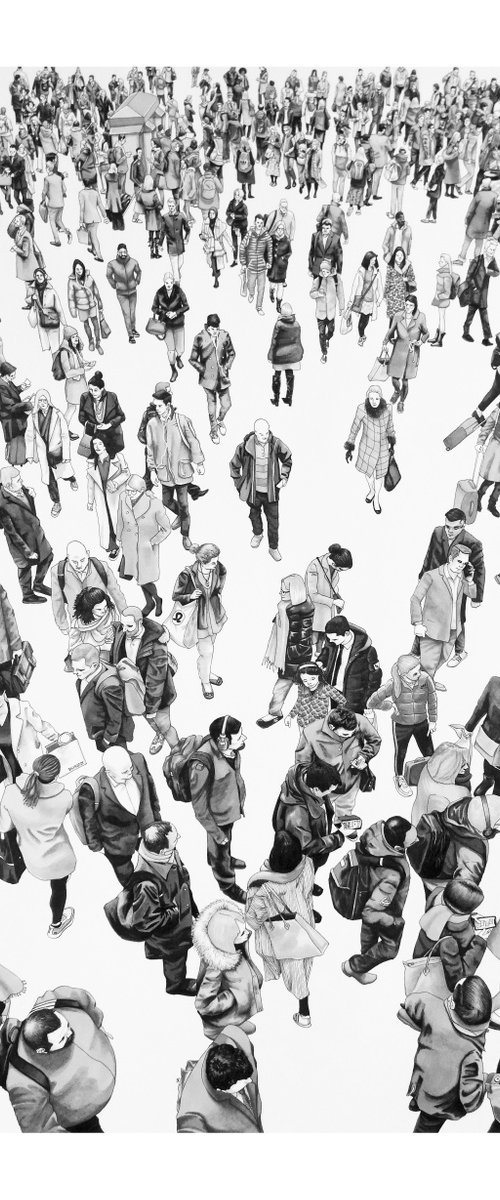 “People At Station II” (Original - CUSTOMIZABLE) by Arturo Garcia de las Heras (Agheras73)