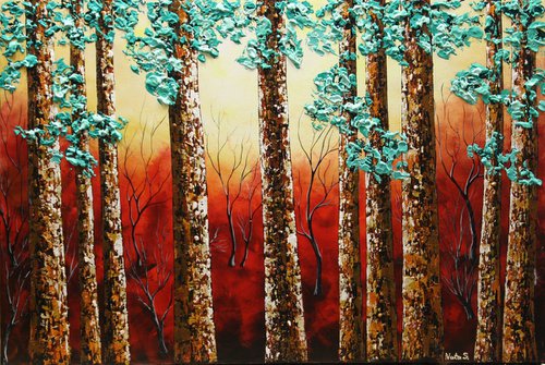Turquoise Forest by Nataliya Stupak