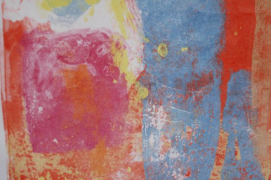 "Prelude". Monoprint.