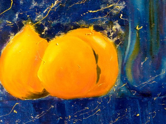 Persimmon original oil painting