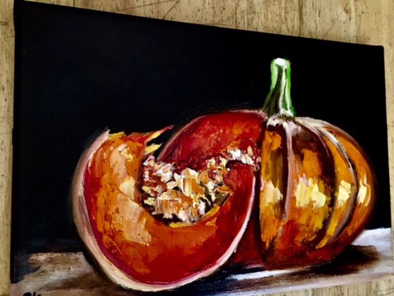 Pumpkin 🎃 Still life. 50% off sale