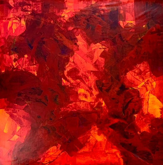 Red abstract 4424 Terra M