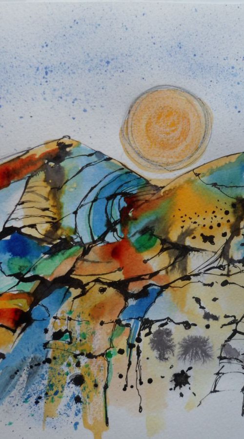 Sun rising, Peak District by Jean  Luce