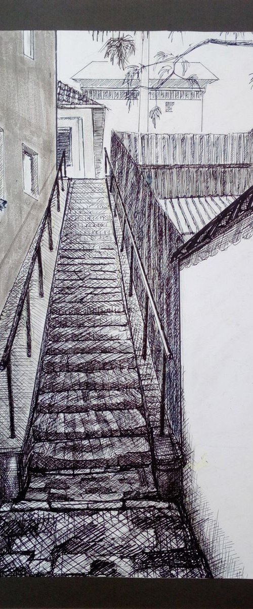 stairs passage by Sara Radosavljevic