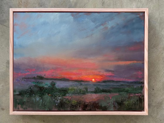 Landscape sunset