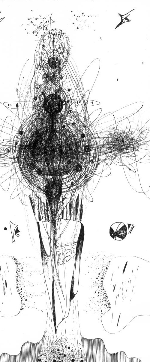 UNIQUE WAY TO DRAW STILL LIFE ... SPONTANE VIBRATIONS LIKE COSMIC ENERGY BY MASTER OVIDIU KLOSKA by Kloska Ovidiu