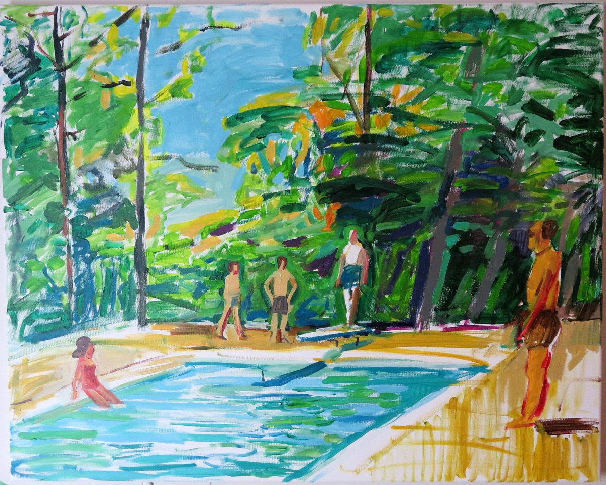Pool in the woods 4 by Stephen Abela
