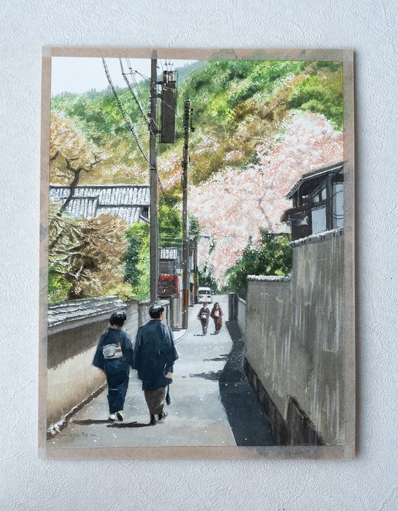 Spring Walk in Sagano, Kyoto