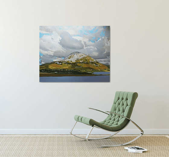 Swirling Clouds Round Errigal