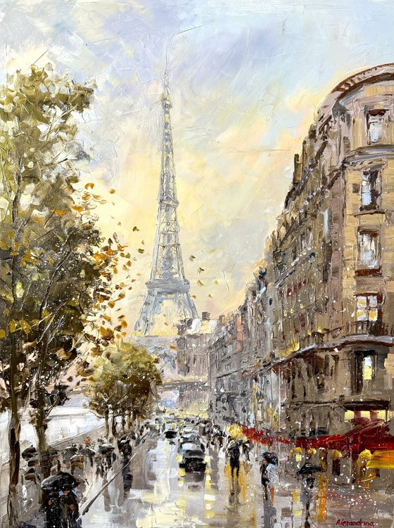Paris. City lights.