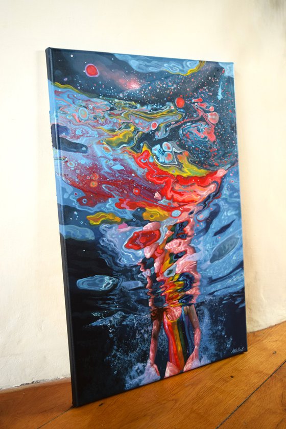 Summoned - Swimming painting